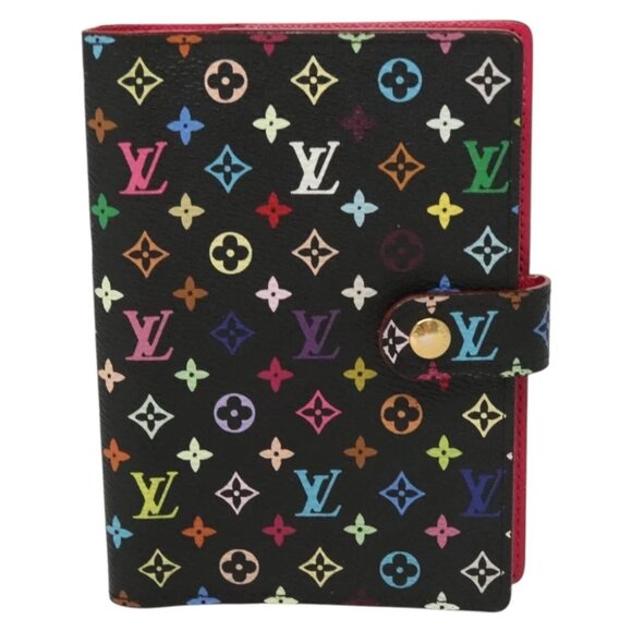 LOUIS VUITTON Multicolor Agenda PM Day Planner Cover Black - Picture 2 of 16